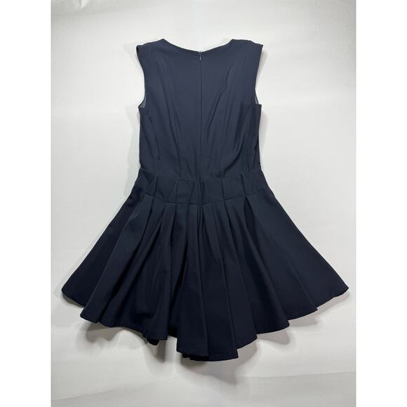 CQ by CQ Dresses & Skirts - CQ by CQ Women's Navy Blue Deep V Neckline Flare Skort Dress - Size M